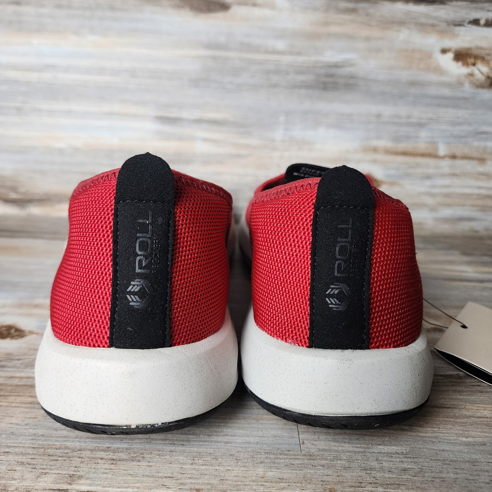 Roll Recovery Superplush Classic Mens 10 Cardinal Moon Red Slip On Shoes New — image 3 of 8